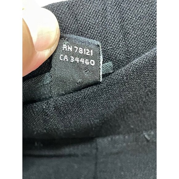 EILEEN FISHER STRETCH PONTE SLIM PANTS PULL ON  BLACK VISCOSE SZ 1X - Picture 6 of 6